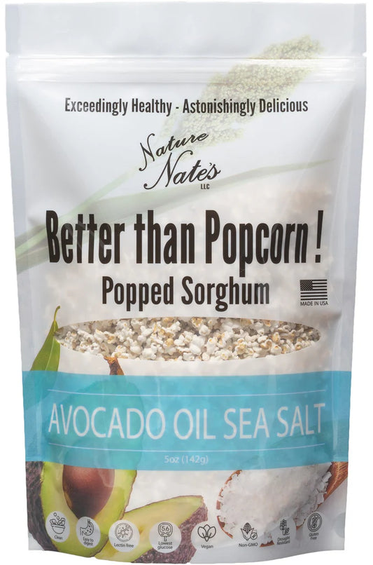 Popped Sorghum (Avocado Oil & Sea Salt)