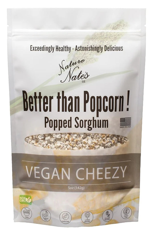 Popped Sorghum (Vegan Cheezy)