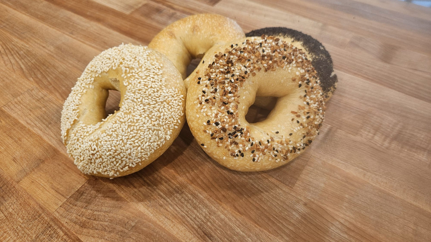 Cream Chess Bagel